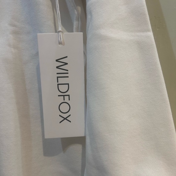 WILDFOX Crew Club White & Pink Keely Graphic Sweatshirt. Women’s Size Small NWTS - Picture 4 of 6